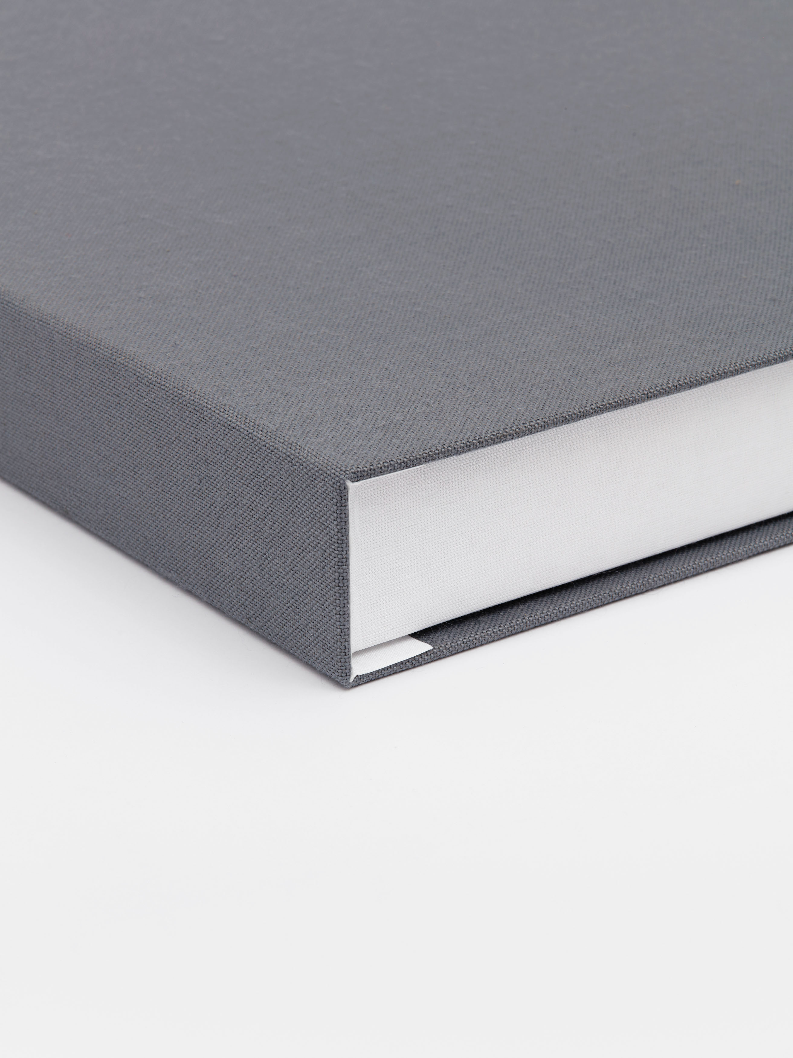 Bookbinding work in gray, piece four